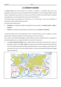 le correnti marine