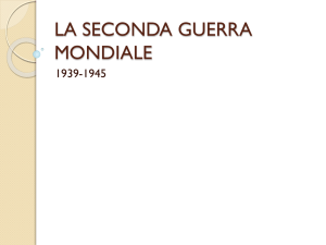 la seconda guerra mondiale