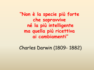 Non è la specie più forte che sopravvive né la più