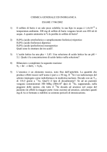 Chimica generale ed inorganica: esercizi e temi d`esame svolti
