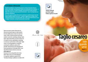 Taglio cesareo - SNLG-ISS