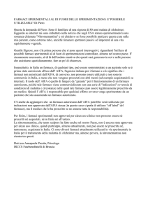 FARMACI SPERIMENTALI AL DI FUORI DELLE