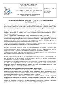 Informativa Cardioversione Elettrica (CVE)