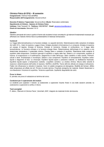 Chimica Fisica - Dipartimento di Scienze del Farmaco
