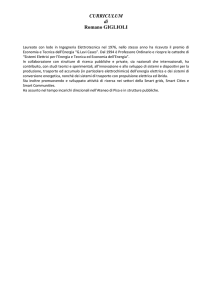 CURRICULUM di Romano GIGLIOLI