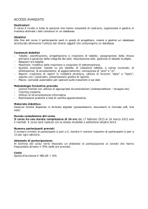 access avanzato - Istituto Meschini