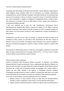 Cosa sono i Disturbi Specifici di Apprendimento? Considerati parte