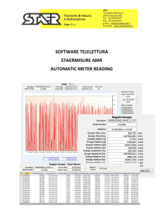 software telelettura staermisure amr automatic meter reading
