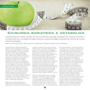 L`obesità patologica - Casa di Cura San Rossore