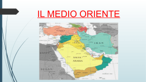 il medio oriente - Istituto Comprensivo Statale 1
