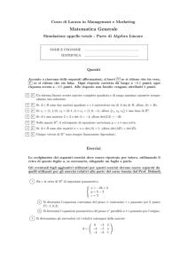 Matematica Generale