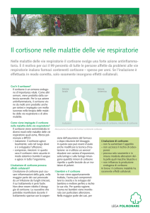 Il cortisone nelle malattie delle vie respiratorie