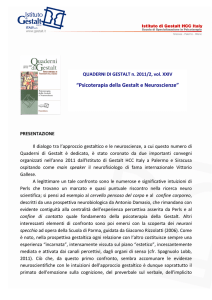 Psicoterapia della Gestalt e Neuroscienze