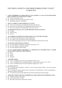 TEST DI USCITA - Comune di Rovereto