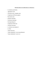 Emergenze med. chir. Anestesiologia e App