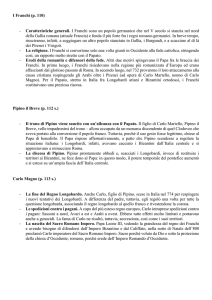 I Franchi e Carlo Magno