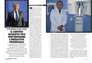 TOMMASO RICOZZI Il Centro Augusto trA