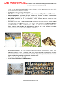 schema arte mesopotamica - arte e immagine