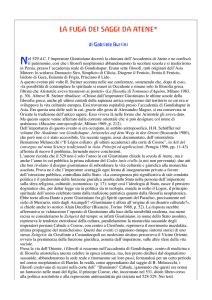 4 - La fuga dei saggi da Atene