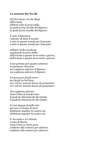 La canzone dei Tre Re