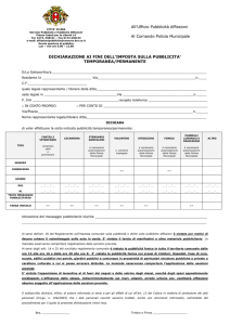 Pubblicità temporanea