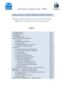 Guida pratica per la gestione del paziente affetto da epilessia