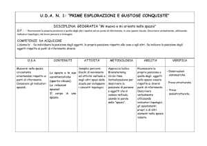 udan 1: “prime esplorazioni e gustose conquiste”