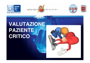valutazione paziente critico