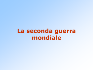 La seconda guerra mondiale