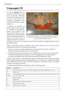 Linguaggio CB