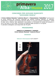 concorso per giovani musicisti “giovanni mosca