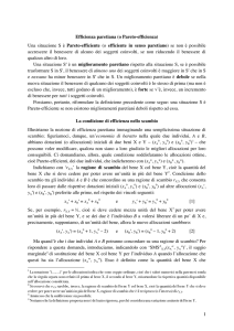 Una situazione S è Pareto-efficiente