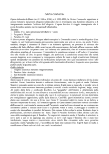 DIVINA COMMEDIA Opera elaborata da Dante tra il 1304 (o 1306) e