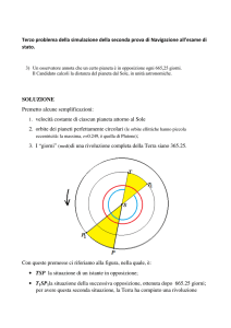 Distanza di un pianeta dal Sole
