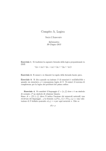 Compito A, Logica