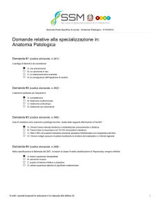 Anatomia Patologica - Scuole di Specializzazione in Medicina