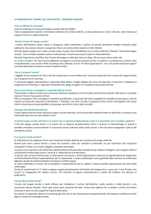 LO SCREENING DEL TUMORE DEL COLON