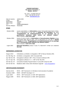 Scarica il Curriculum Vitae