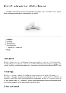 Zimox®: indicazioni ed effetti collaterali