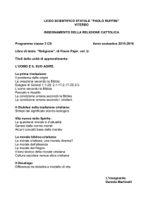 Religione - Liceo Scientifico Statale Ruffini Viterbo