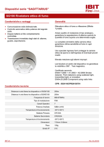 SG100 Rivelatore ottico di fumo
