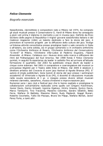 Sassofonista, clarinettista e compositore nato a
