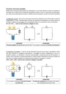 Circuiti in serie e parallelo