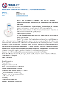medel pro sistema professionale per aerosolterapia