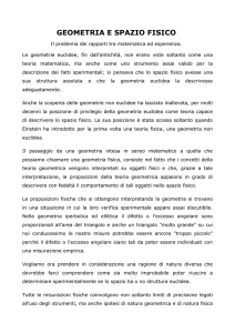 geometria e spazio fisico