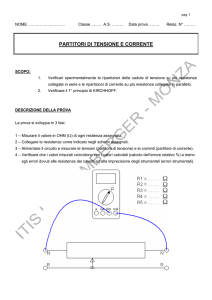 partitori di tensione e corrente - Digilander
