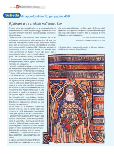 Il patriarca ei credenti nell`unico Dio