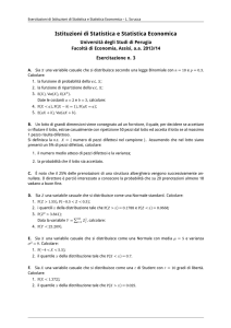 Esercitazione 3 - Dipartimento di Economia, Finanza e Statistica