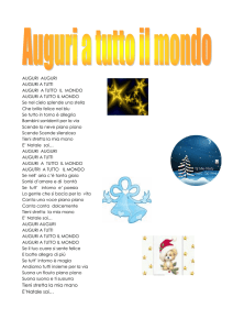 Auguri a tutto il mondo