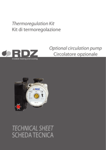 technical sheet scheda tecnica